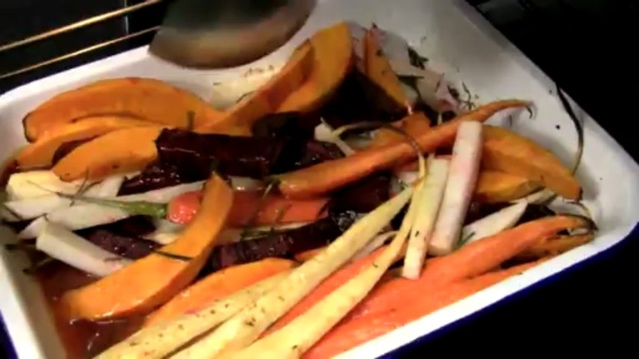 Méli-mélo de légumes rôtis