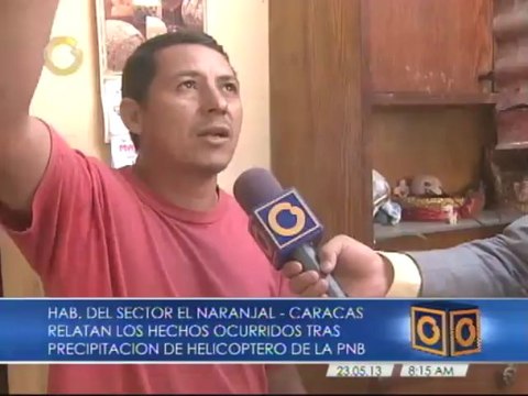 Testigos relatan cómo se estrelló el helicóptero de la PNB