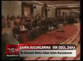 Şahin Sucukları En Güvenilir Marka Ödülünü Aldı