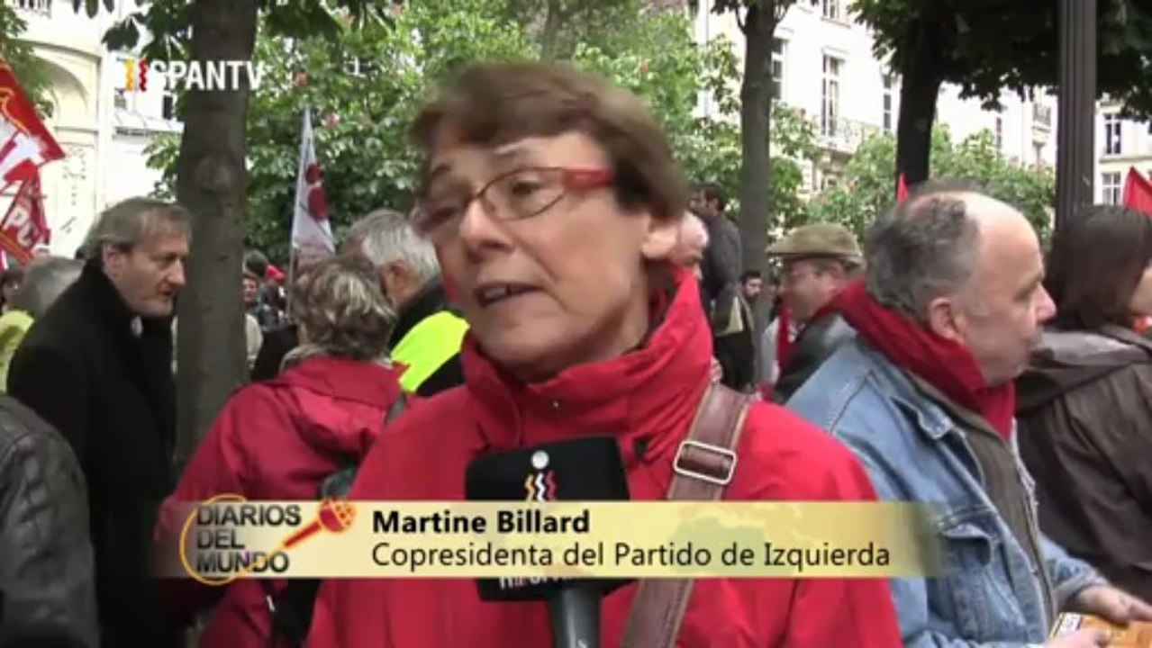 Hollande rechaza cambiar su politica(170513)270