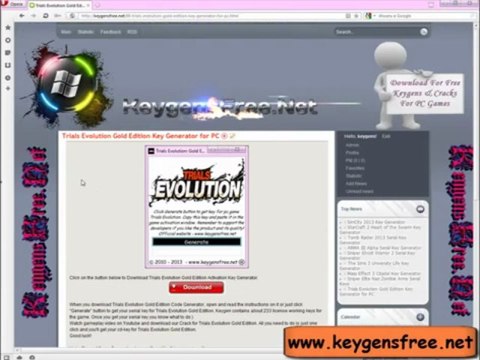 Trials Evolution Gold Edition Activation Key Generator