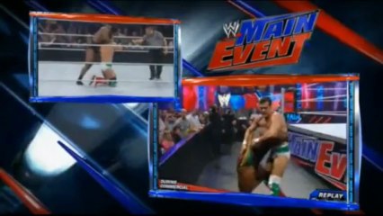 wwe alberto del rio vs big e langston (main event) full match HD