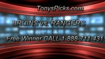 NHL Game 4 Pick Prediction New York Rangers vs. Boston Bruins Odds Playoff Preview 5-23-2013