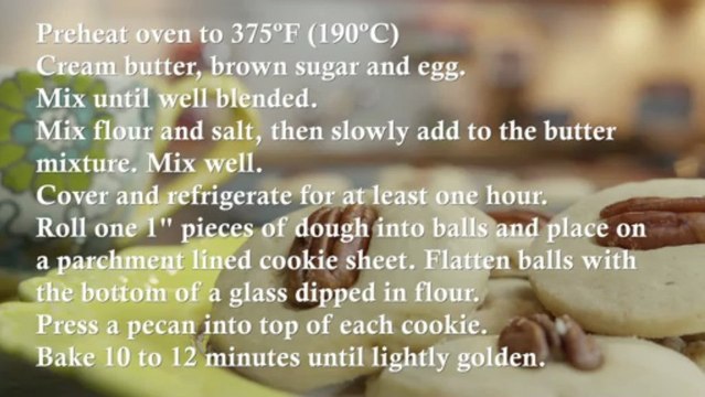 Butter Pecan Cookies