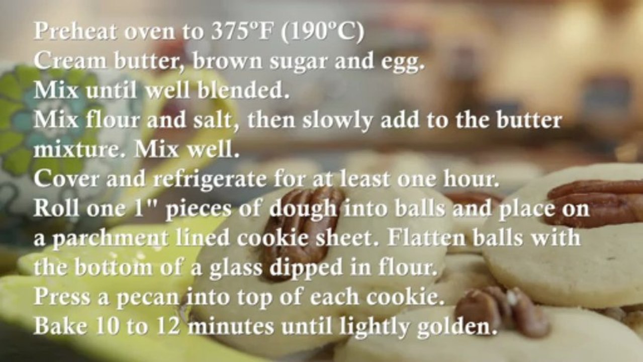 Butter Pecan Cookies