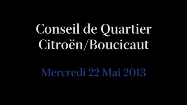 Conseil de Quartier Violet/ Commerce du Mercredi 23 Mars 2013