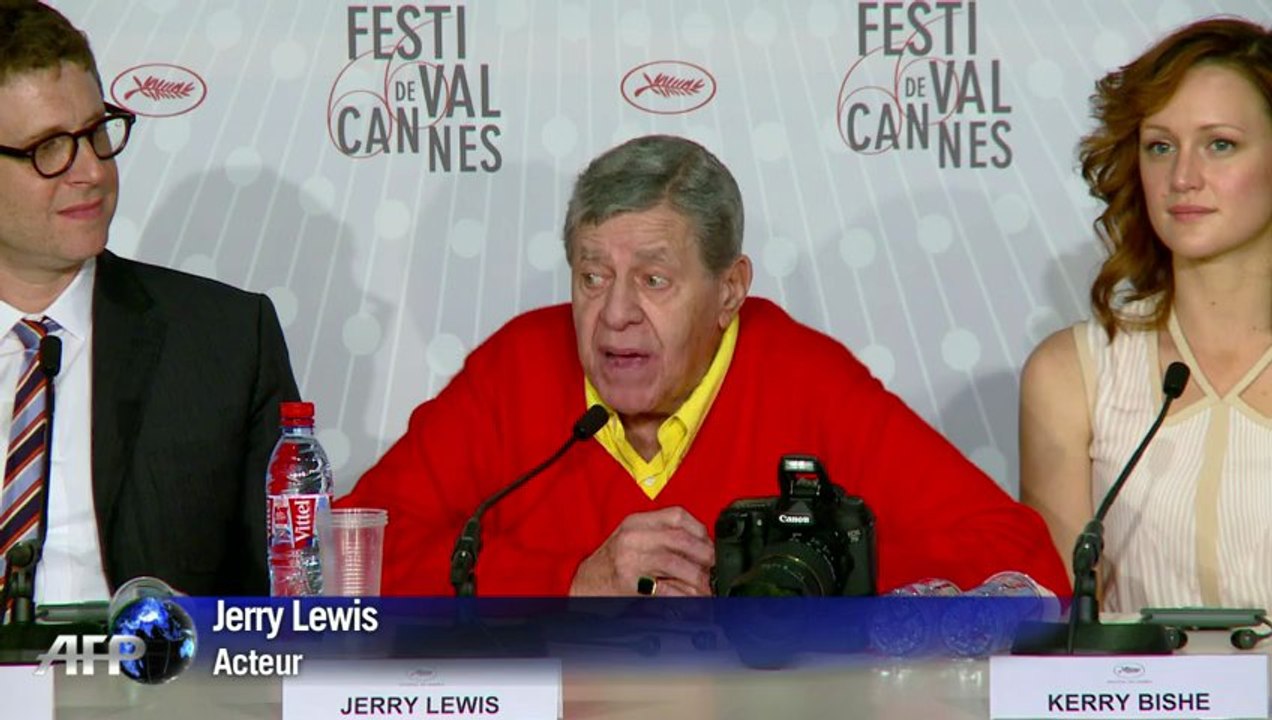Cannes: Jerry Lewis fait le show