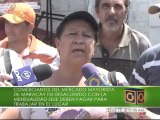 Trabajadores de mercado mayorista de Maracay protestaron