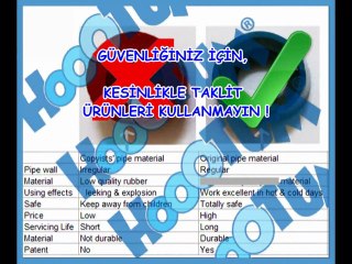 UZAYAN HORTUM | GÜVENLİĞİNİZ İÇİN, TAKLİT ÜRÜN KULLANMAYIN ! HOOOTUM