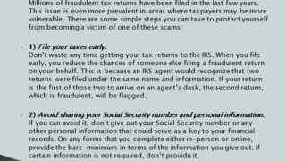 Review of the Tyler Group News Articles - 6 Tips on how to avoid tax fraud