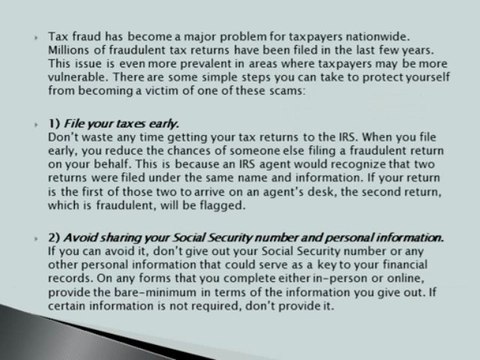 Review of the Tyler Group News Articles - 6 Tips on how to avoid tax fraud