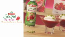 Ile flottante version Soupe de fraises Andros - 750 Grammes