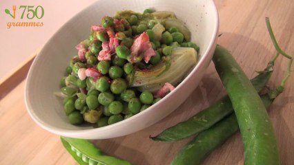 Recette de Petits pois à la Française - 750 Grammes