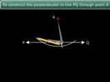 How to Construct a Perpendicular Bisector of a Line (Class 6 Maths CBSE)?