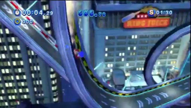Sonic Generations - Speed Highway Acte 1 - Défi 2 : Course-poursuite