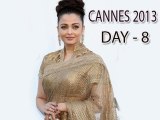 Aishwarya Rai Bachchan as Golden Lady at Cannes 2013