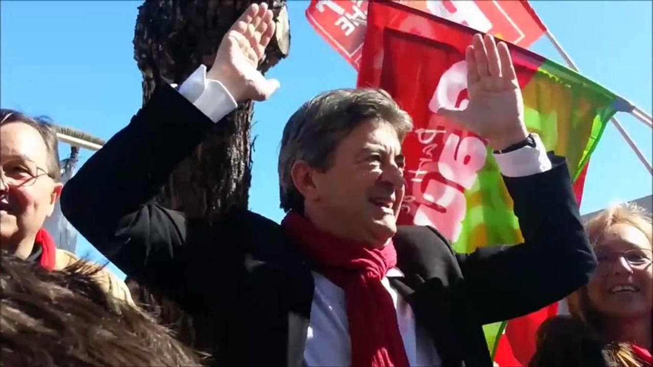 Discours de J-L. Mélenchon sur le Port d'Antibes