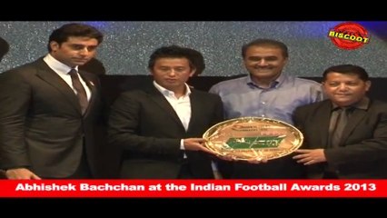 Abhishek at the Indian Football Awards