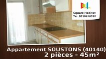 A vendre - Appartement - SOUSTONS (40140) - 2 pièces - 45m²