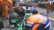 GP2 Monaco 2013 - Race One Big Start Crash