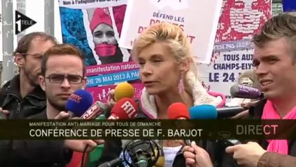 Frigide Barjot : "Je ne pense pas me rendre à la manifestation"