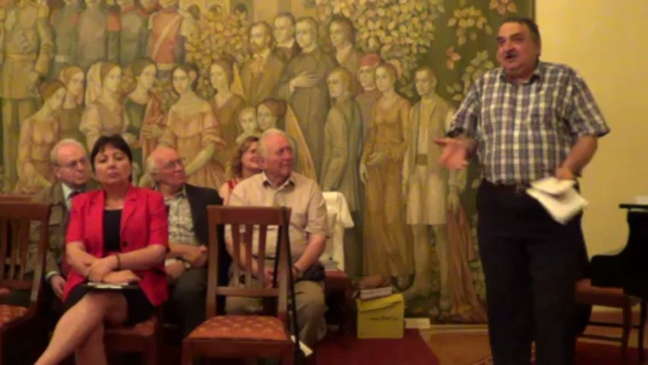 Omagierea Poetului Horia Zilieru, de catre Mioara Dita Bahna, Ioan Holban, Daniel Corbu-Muzeul UNIRII,Iaşi- 23 mai 2013