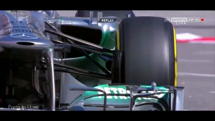 Lewis Hamilton Slow Motion - F1 2013 Monaco FP1 (HD)