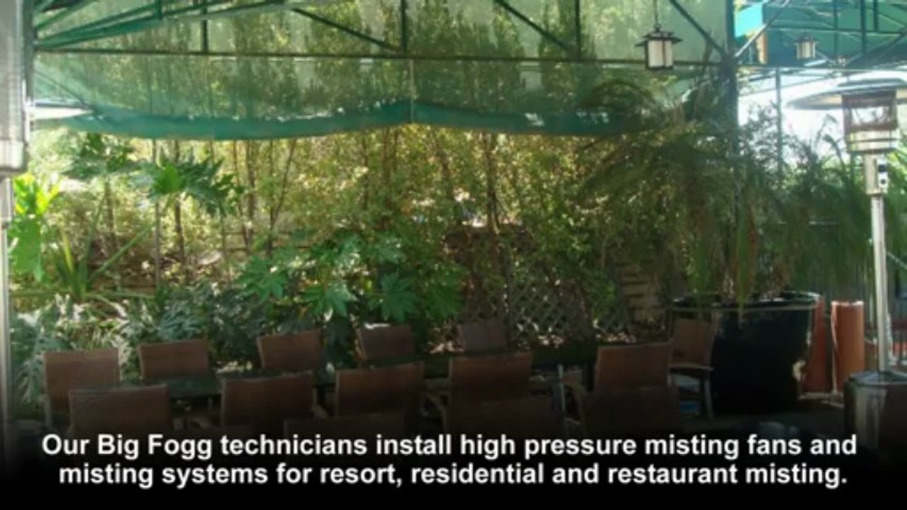 Big Fogg: Your online source for Misting Fans, Misting Systems & Outdoor Cooling