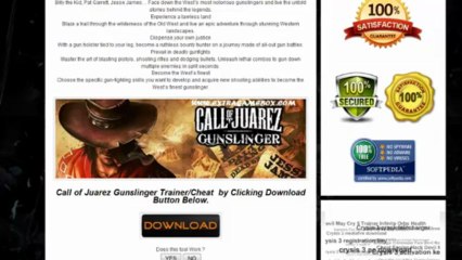 Call of Juarez Gunslinger Trainer  Download