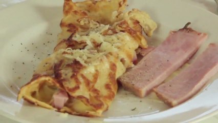 How to Make Crepes : Ham and Cheese Crepes