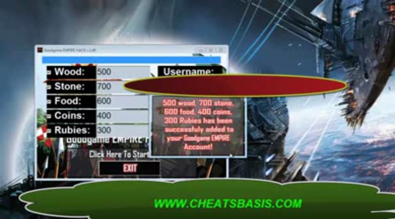 GoodGame Empire Hack * Pirater * FREE Download May - June 2013 Update