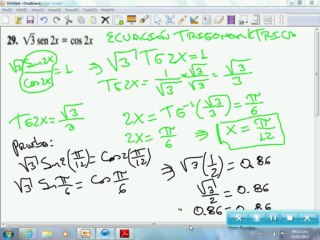 Ecuación trigonometrica