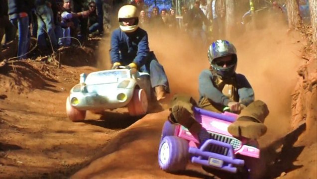 Course de voitures Barbie