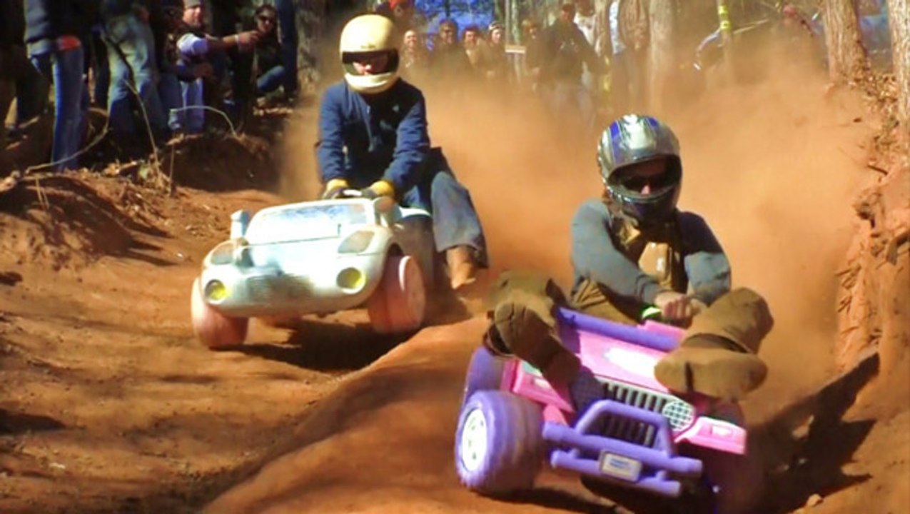 Course de voitures Barbie
