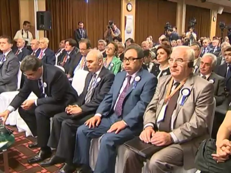 KUNIB III.OLAĞAN KONGRE (20-21 MAYIS BAKÜ) AZERBAYCAN TAHSİL NAZİRİ MİKAYİL CABBAROV'UN AÇIŞ KONUŞMASI VE KONGREDEN GENEL GÖRÜNTÜLER