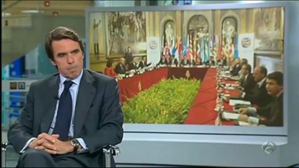 Entrevista a Aznar en Antena 3 Noticias