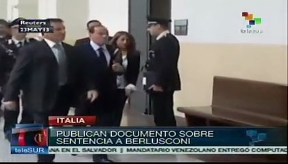 Publican documento sobre sentencia a Silvio Berlusconi