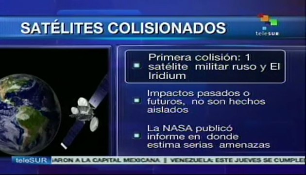 Colisiones espaciales, hechos comunes a causa de la basura espacial