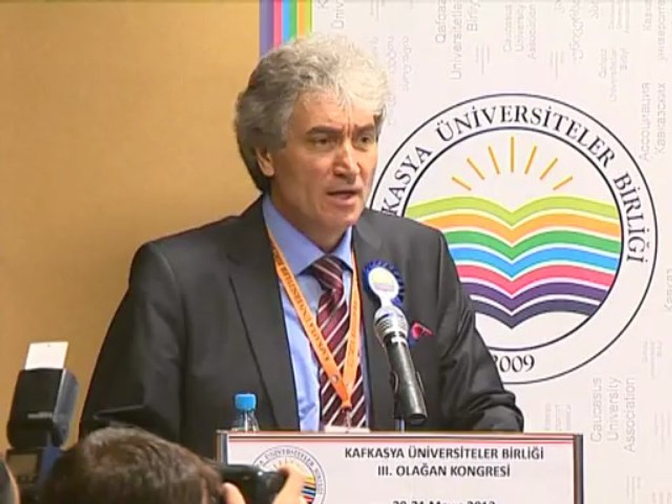 KUNIB III.OLAĞAN KONGRE (20-21 MAYIS BAKÜ) KUNİB BAŞKANI VE ARÜ REKTÖRÜ PROF. DR. KORKMAZ'IN KONGRE AÇIŞ KONUŞMASI