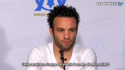 Valbuena : "Pas de départ en vue"