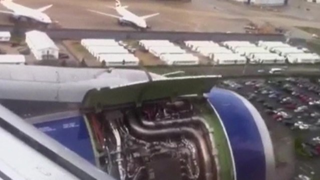 Video shows British Airways emergency landing