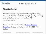 Paint Spray Guns - What You Need To Know About Using Sprayers