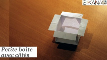 Origami pratique : Faire une boite en papier avec des côtés