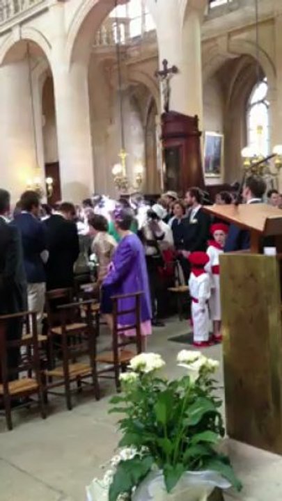 Mariage Delphine François Entrée, concerto de Manfredini pour Gaïta et Orgue