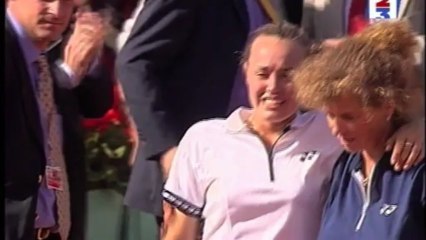 Les larmes de Hingis