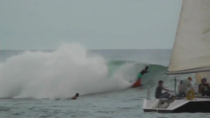 Magic Island South Shore Surf and Canoe Paddle practice