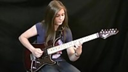 14 Year Old Girl Nails Van Halen's "Eruption".