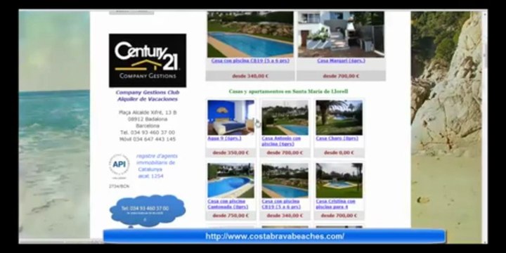 Alquiler Vacaciones Costa Brava