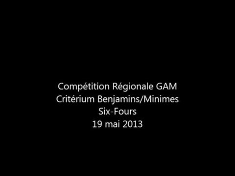 Championnat Régional Critérium GAM le 19 mai 2013