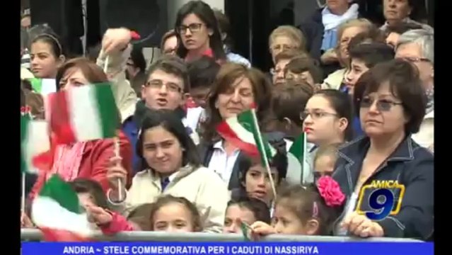 Andria | Stele commemorativa per i caduti di Nassiriya